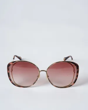 chloe ch0036s-003 63 - gold orange