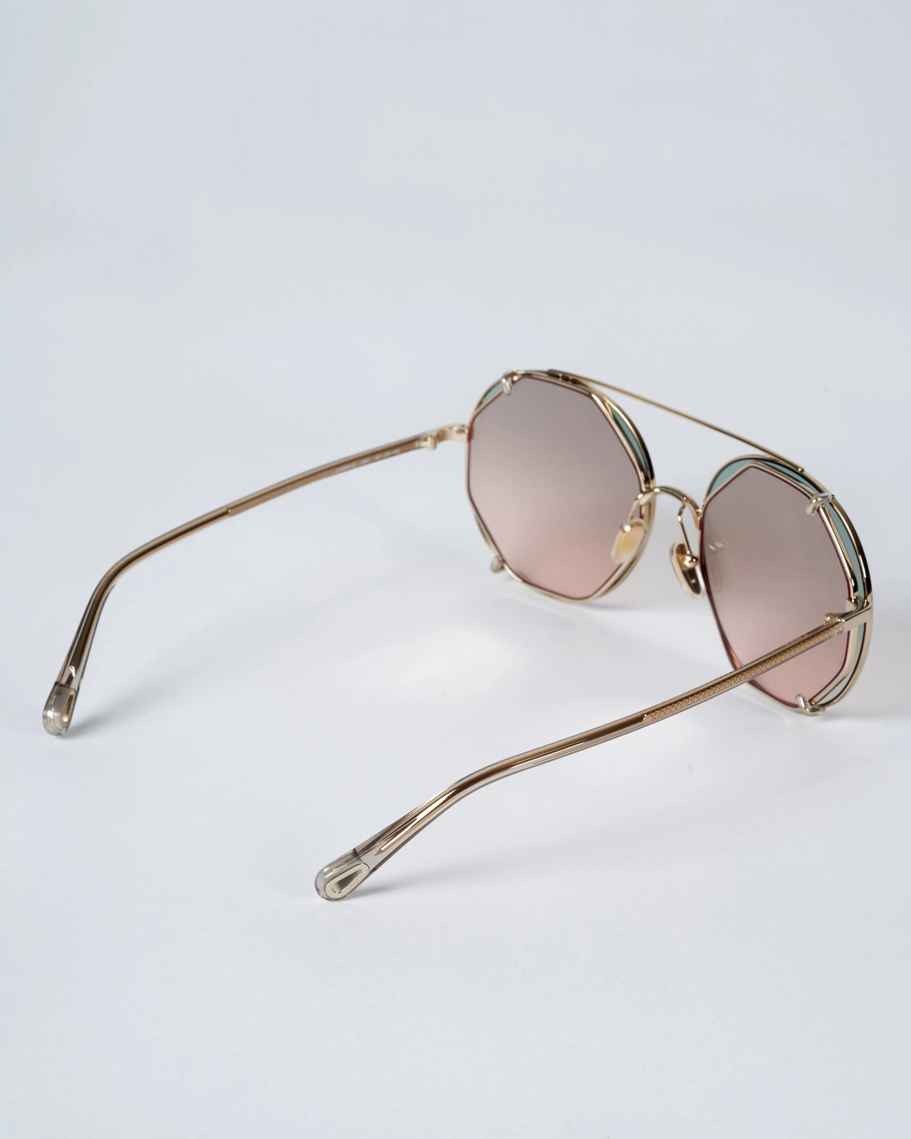 chloe ch0041s-001 57 -  gold green