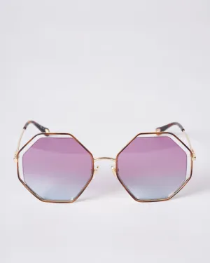 chloe ch0046s-003 58 - havana/violet