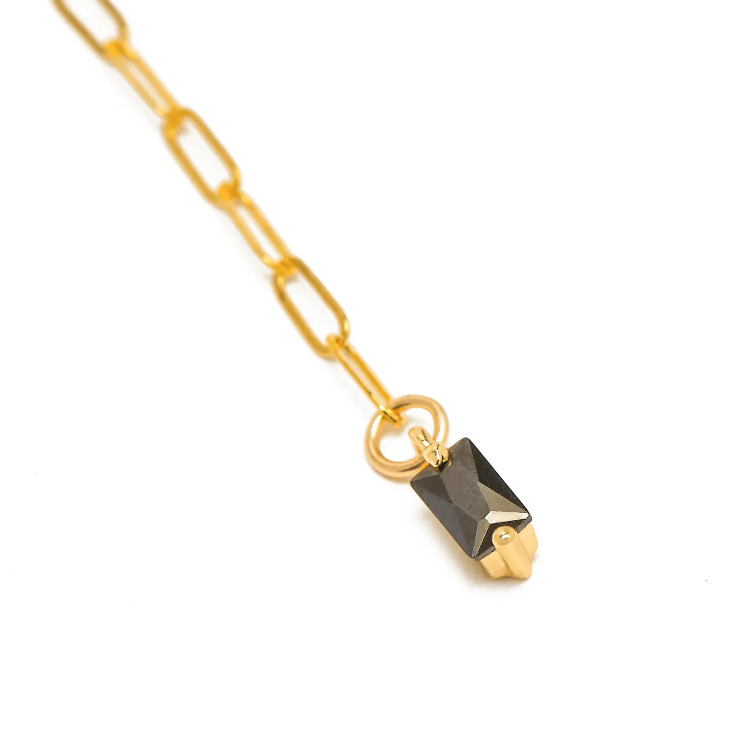 Circle Charm Lariat