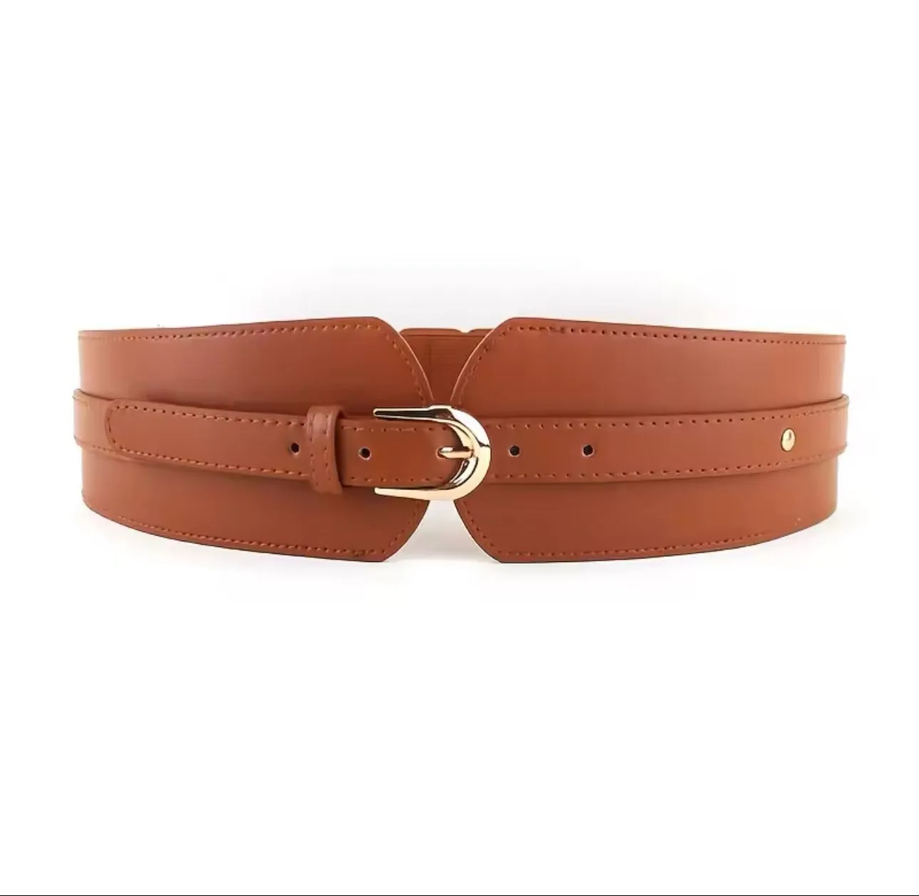 Corset Wide adjustable foux PU Leather Belt