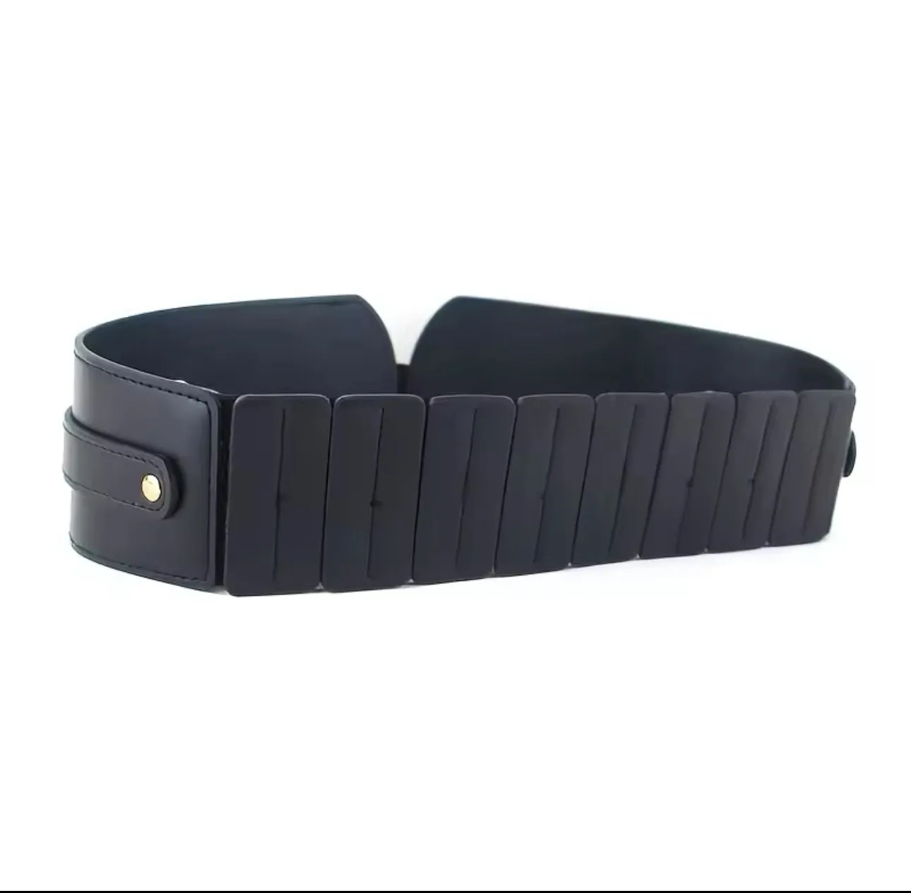 Corset Wide adjustable foux PU Leather Belt