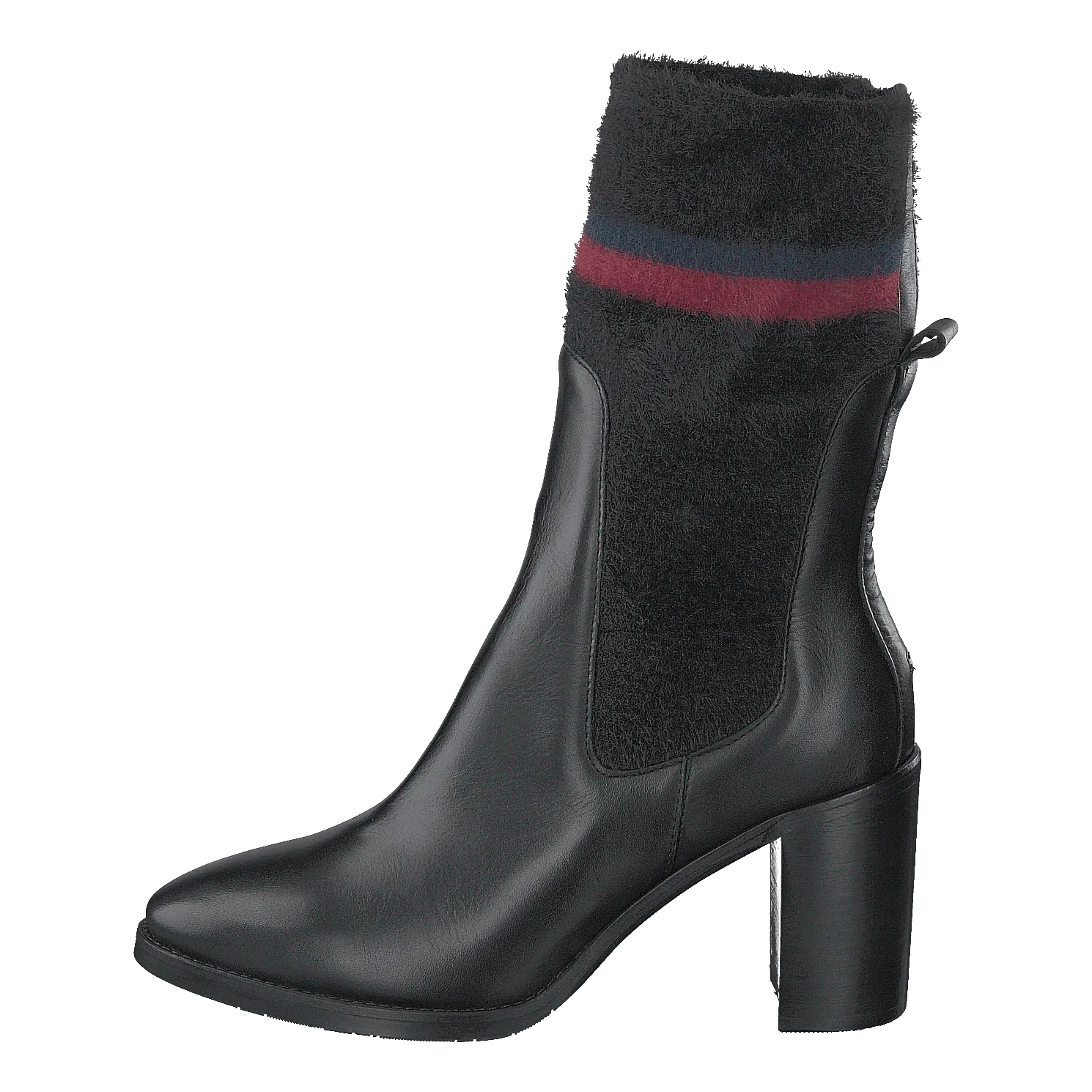 Cosy High Heel Leather Black