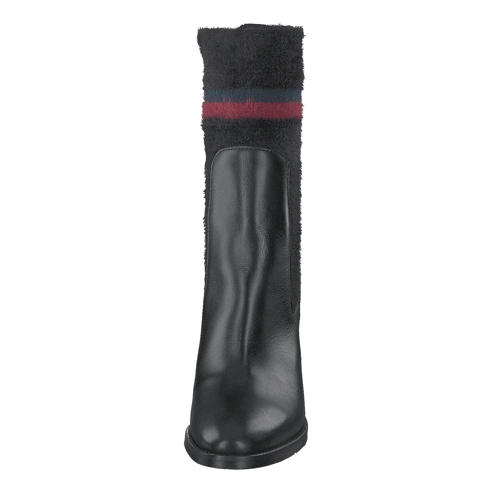 Cosy High Heel Leather Black