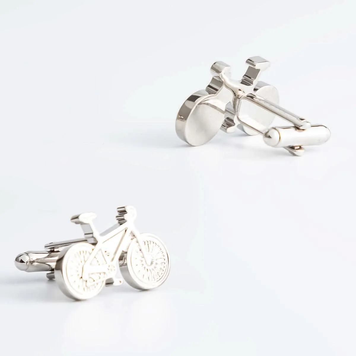 Cyclist's Charm Premium Metal Cufflinks
