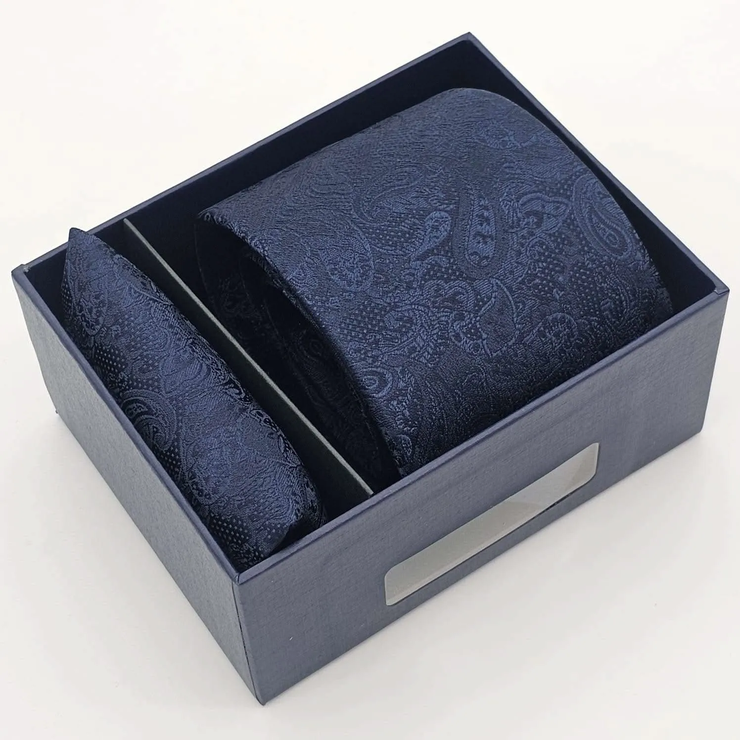 Dapper Navy Paisley Iconic Set