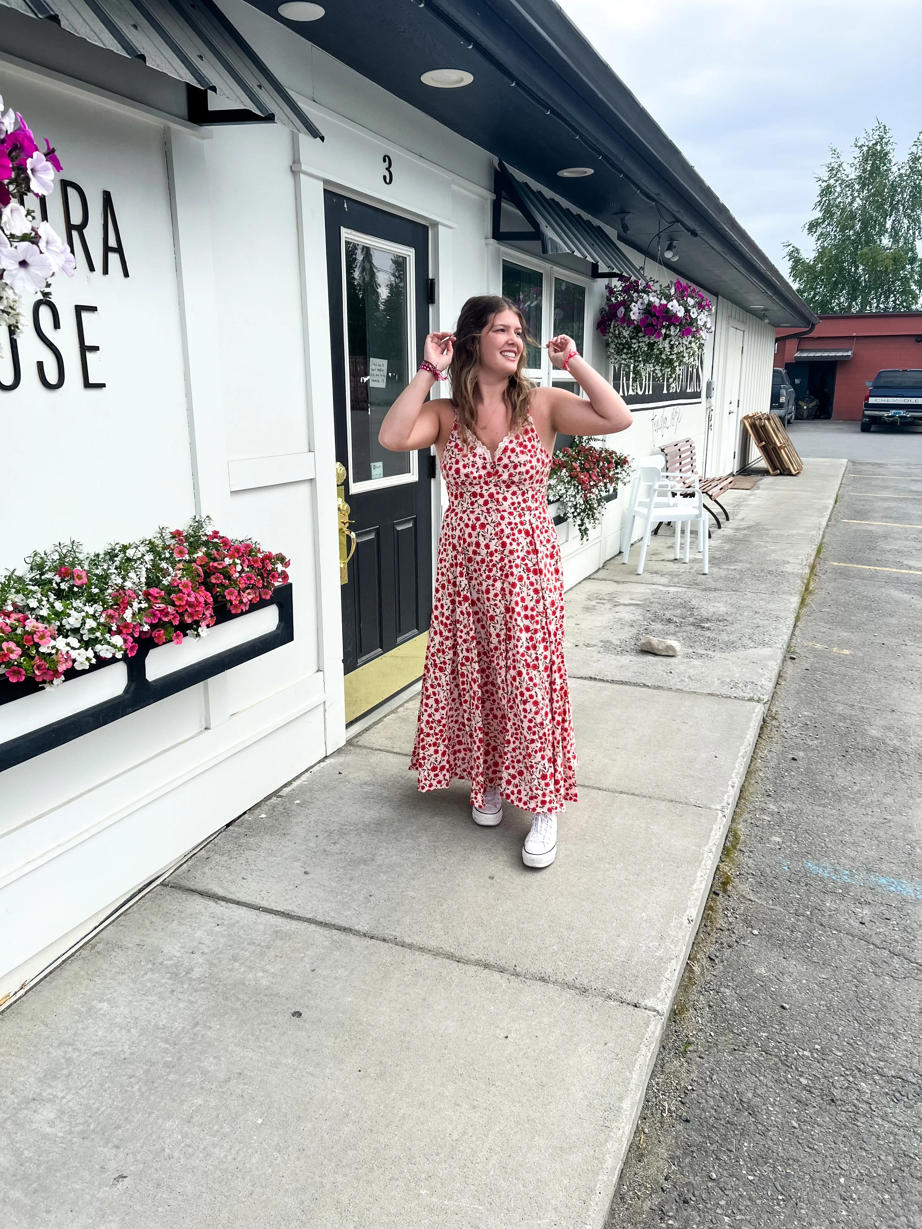 Darcy Peony Floral Maxi Dress