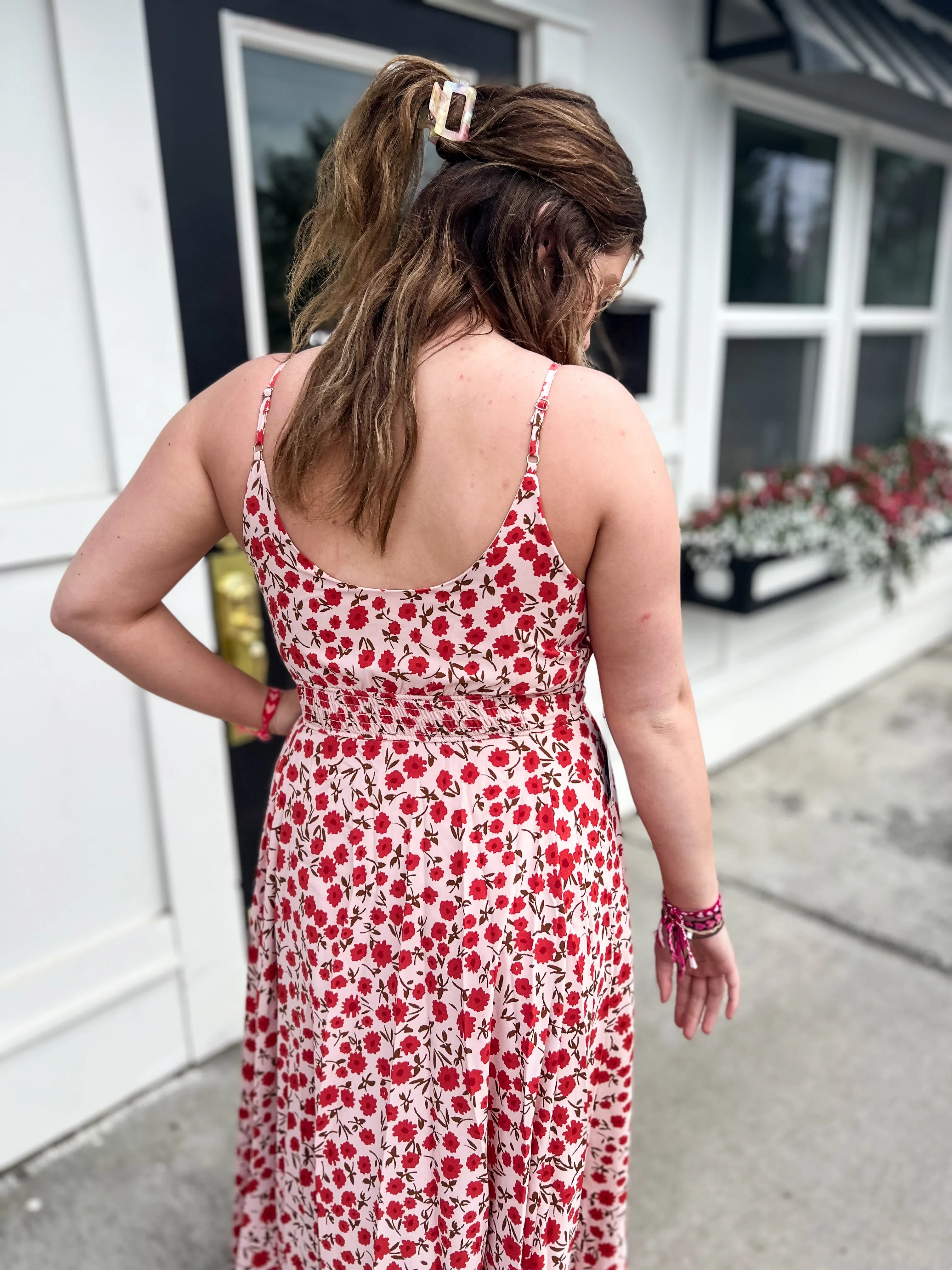 Darcy Peony Floral Maxi Dress