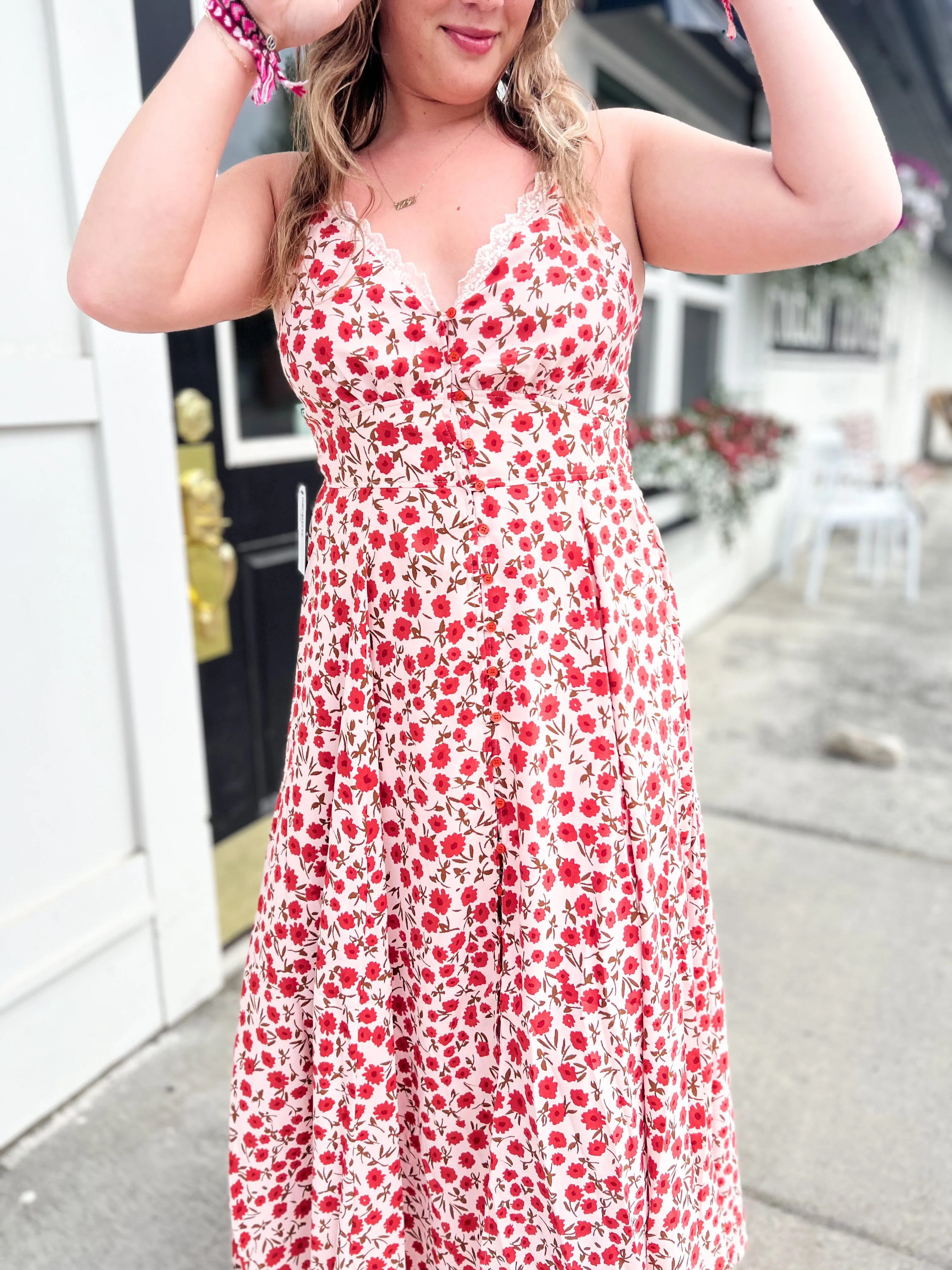 Darcy Peony Floral Maxi Dress