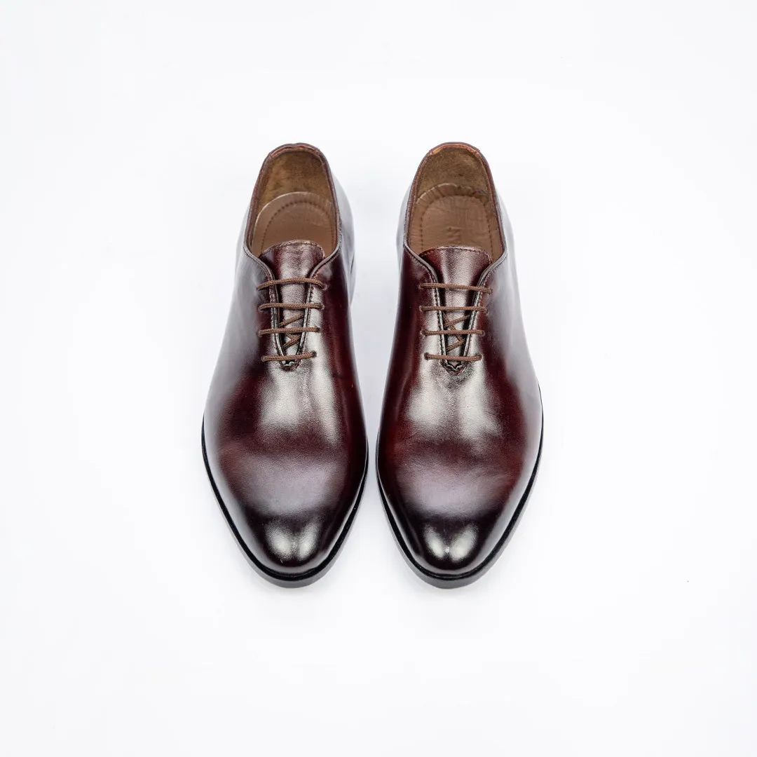 Dark Burgundy Wholecut Shoes - WMP-800