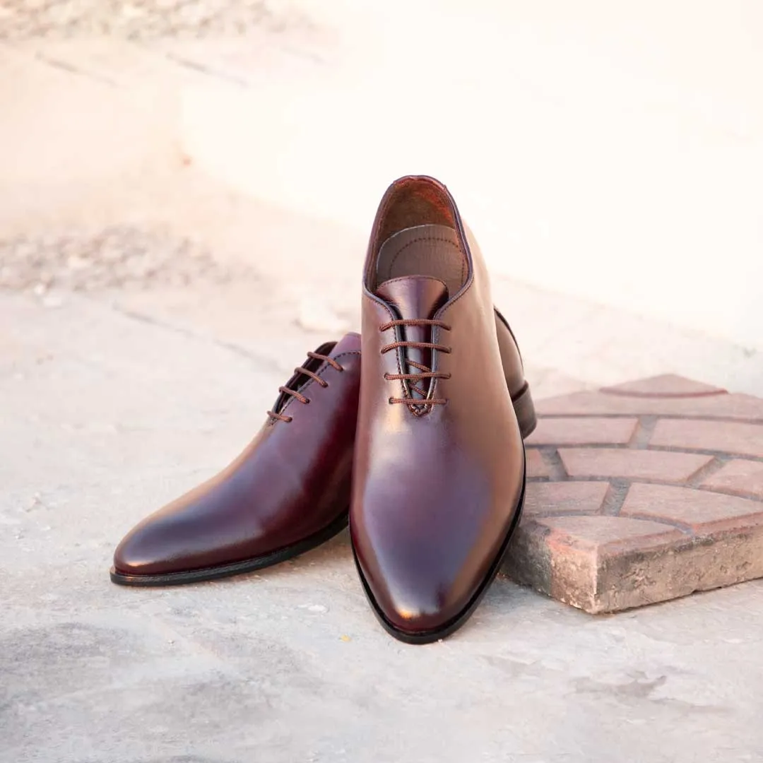 Dark Burgundy Wholecut Shoes - WMP-800