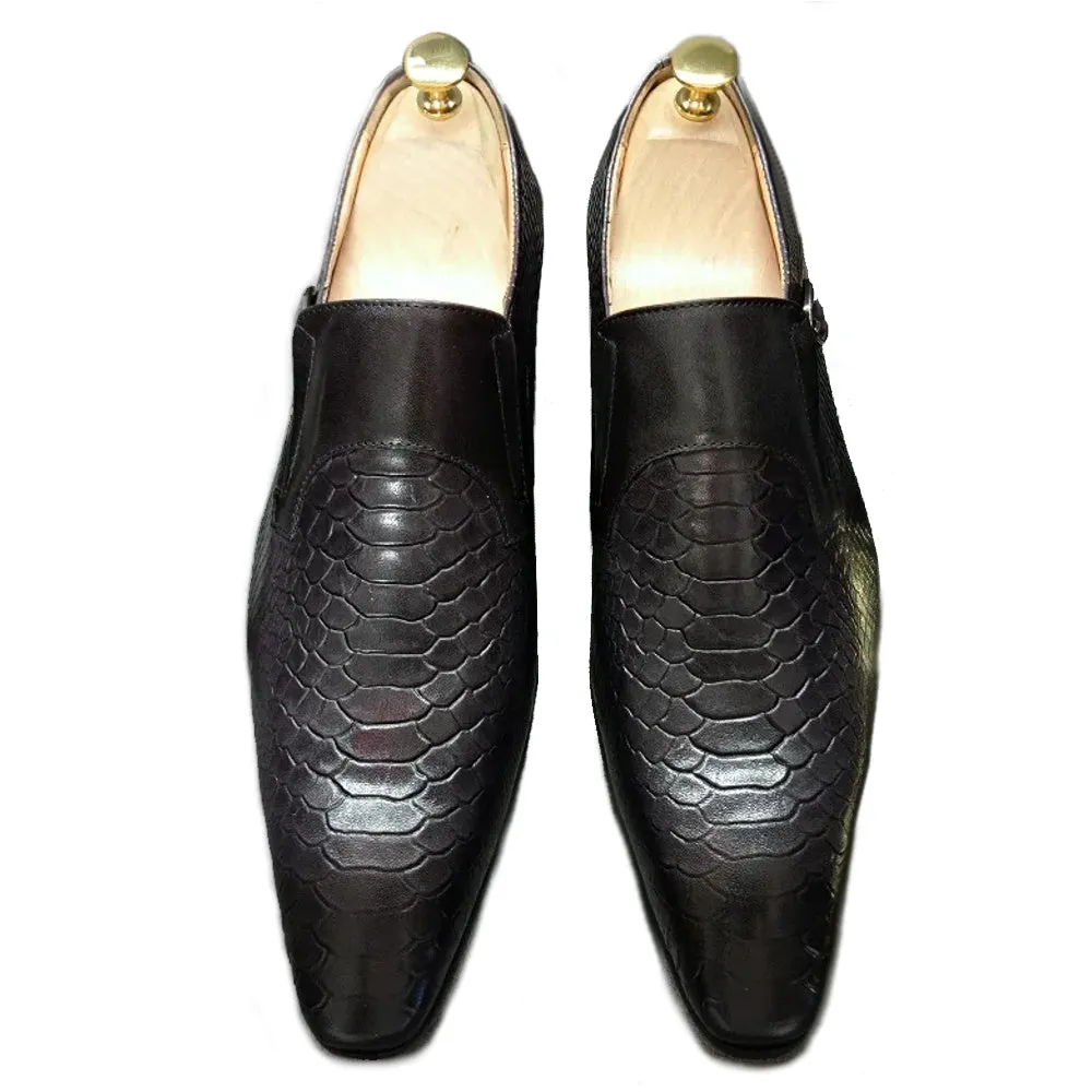 Dazzling Men Yellow Party Shoes