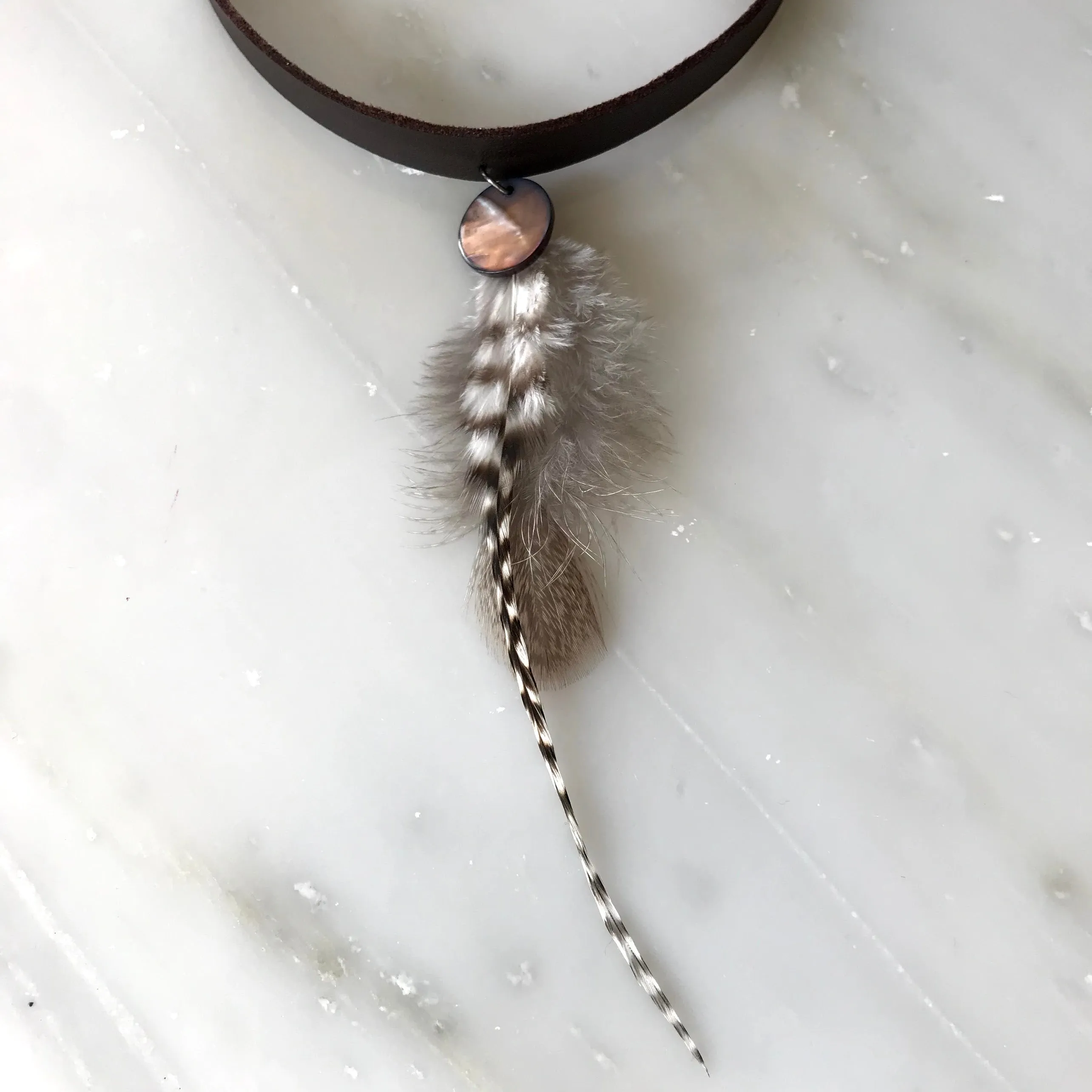 Desert Dreamer Feather Choker