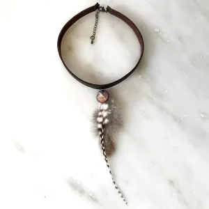 Desert Dreamer Feather Choker