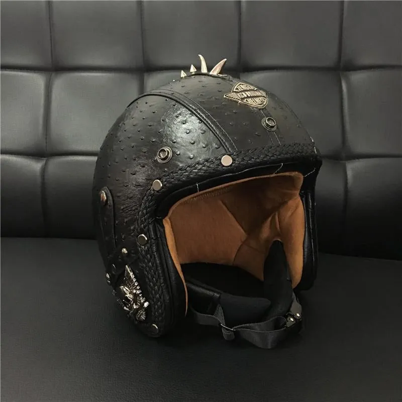 DOT Certified Badass Open Face Helmet – 5 Sizes