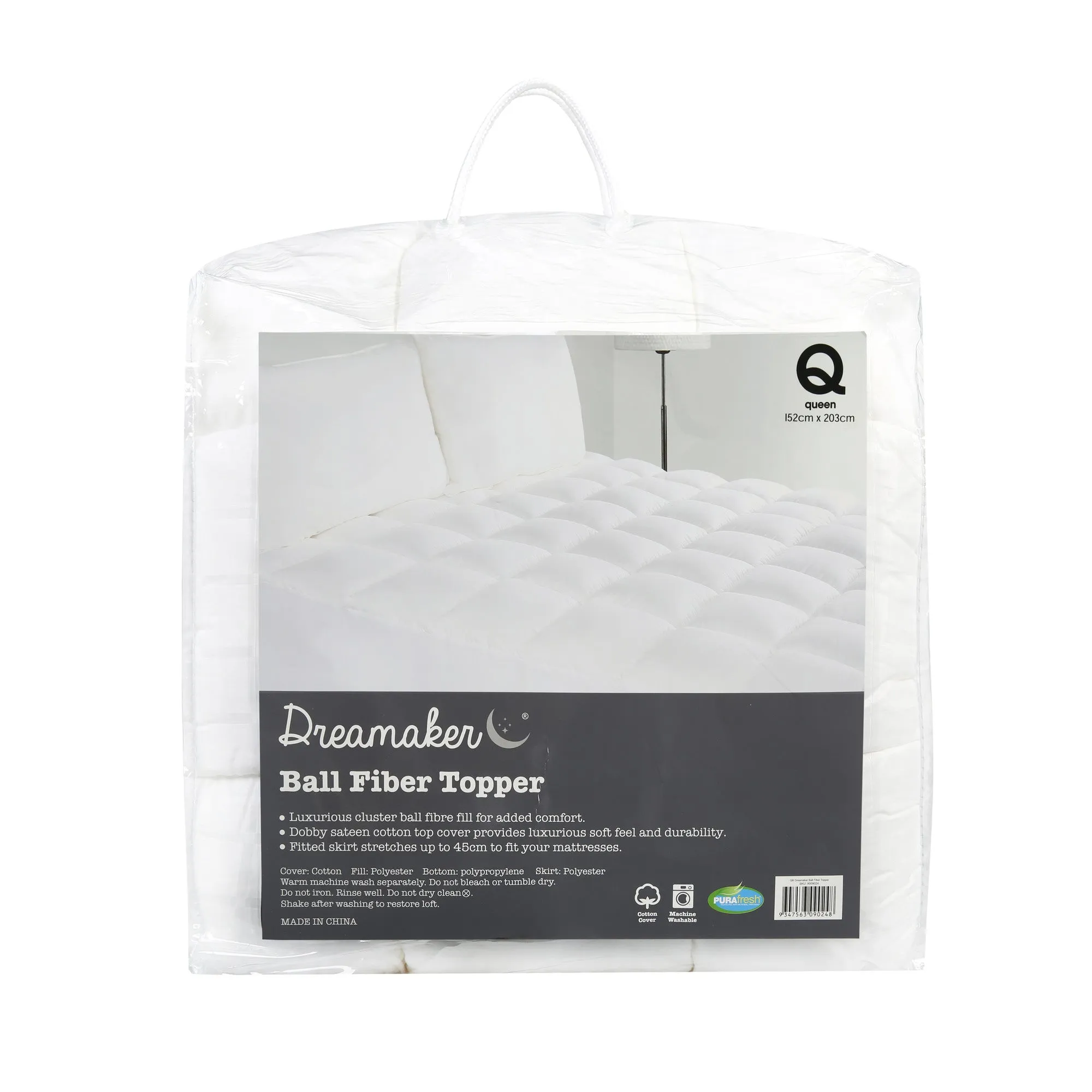 Dreamaker Ball Fibre Mattress Topper