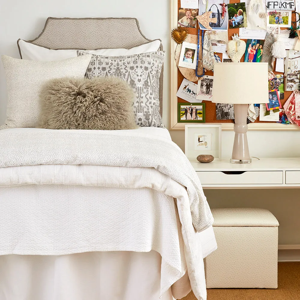 Ellie Pewter Accent Pillow
