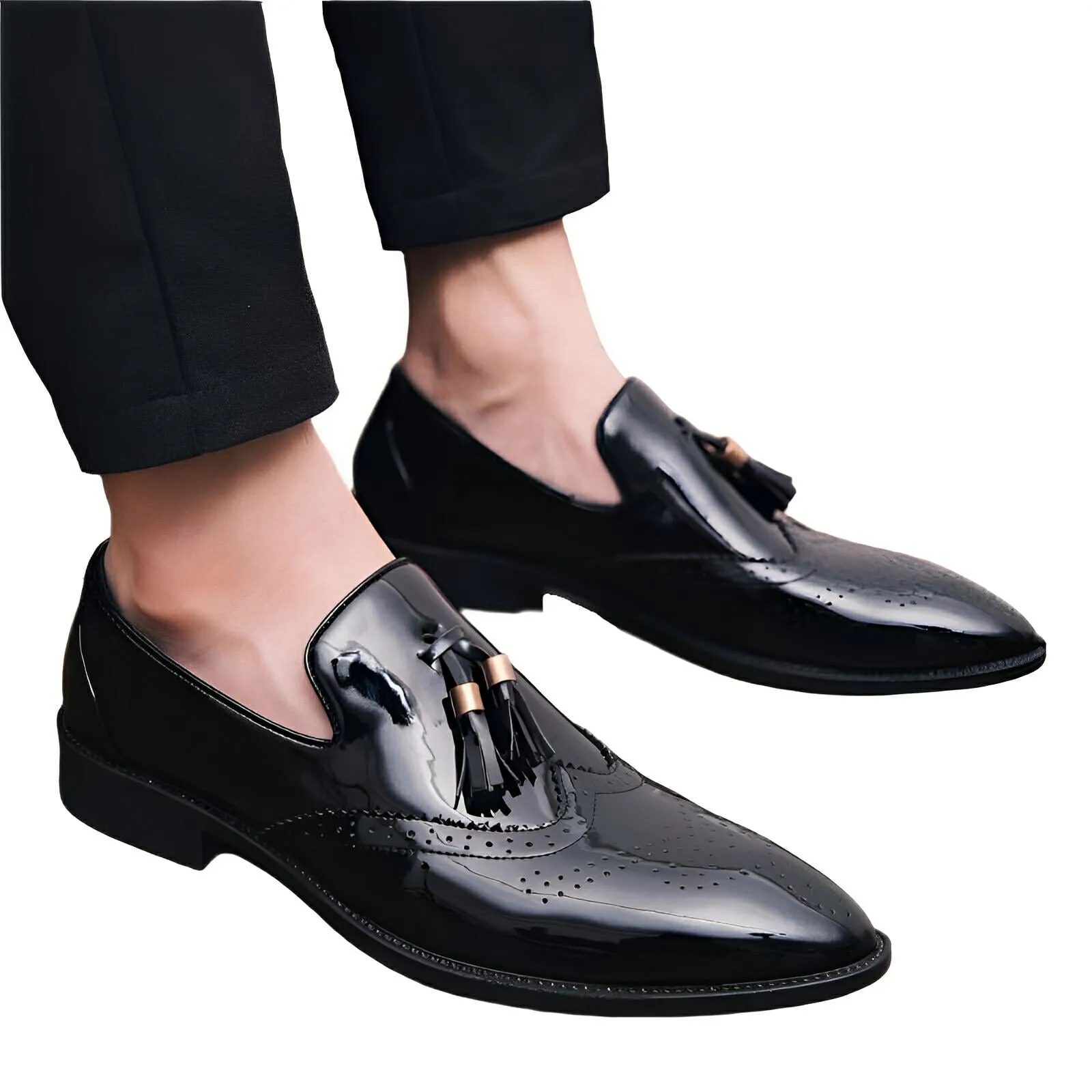 Everett Patent Leather Loafers