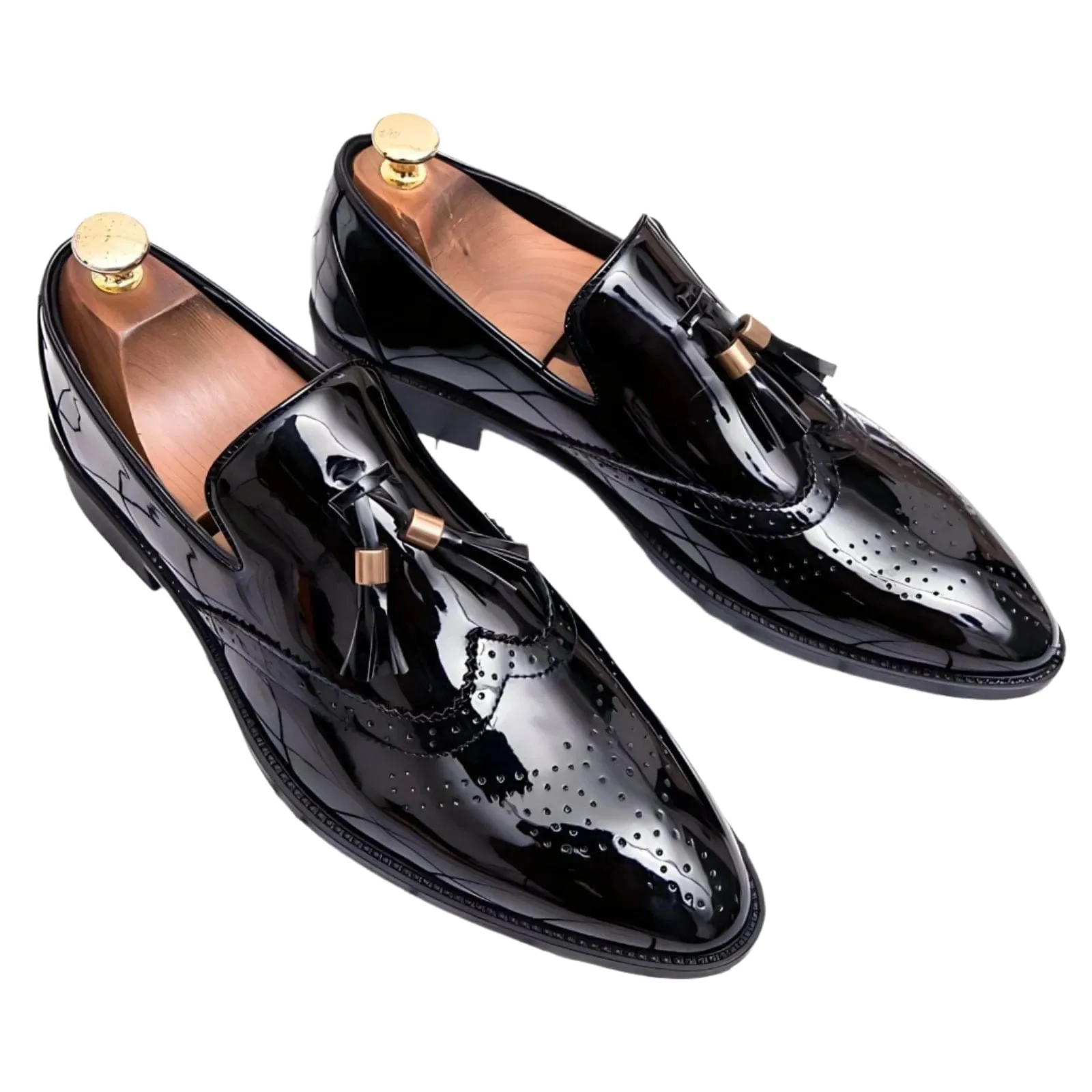 Everett Patent Leather Loafers