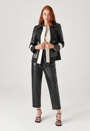 Faux Leather Trouser