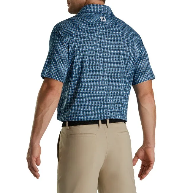 FootJoy Men's Lisle Half Moon Geo Self Collar