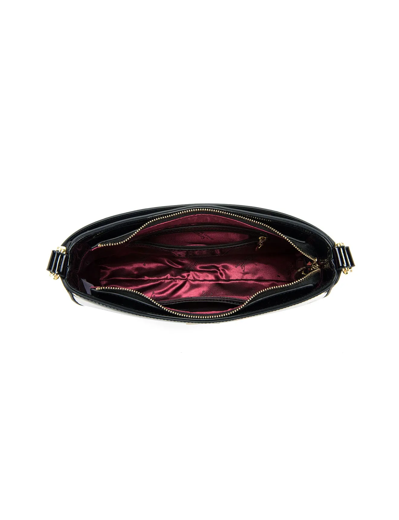 GAYLE PATENT LEATHER BAG WITH RFID- SN70-0822- NEW IN