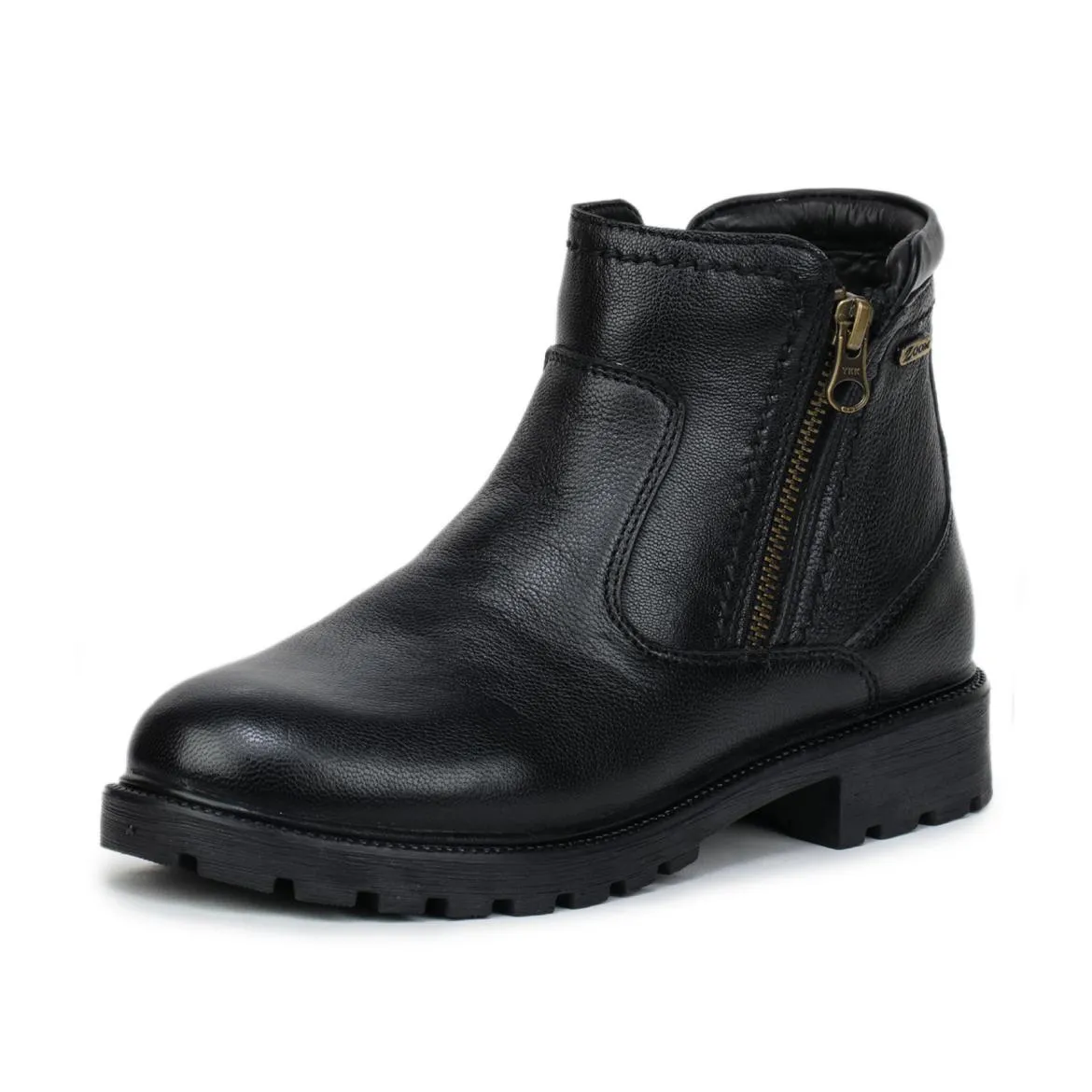 Genuine Leather Zipper Boots for Women 9051