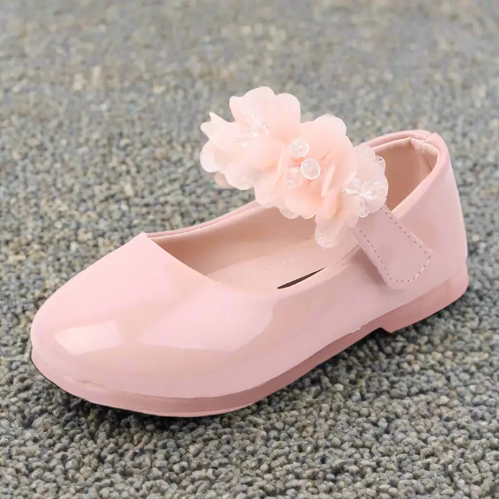 Girls' Trendy Patent Leather Shoes