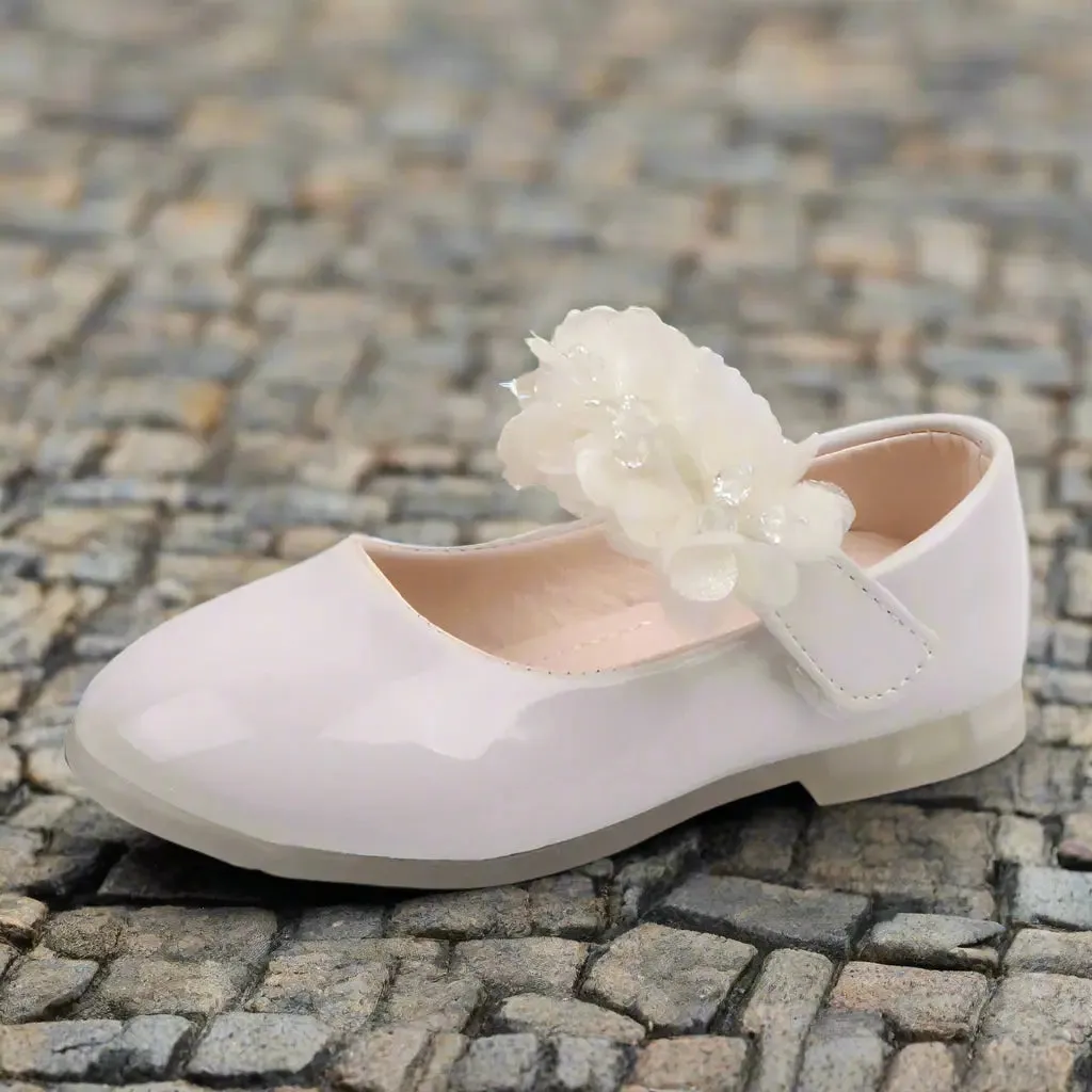Girls' Trendy Patent Leather Shoes