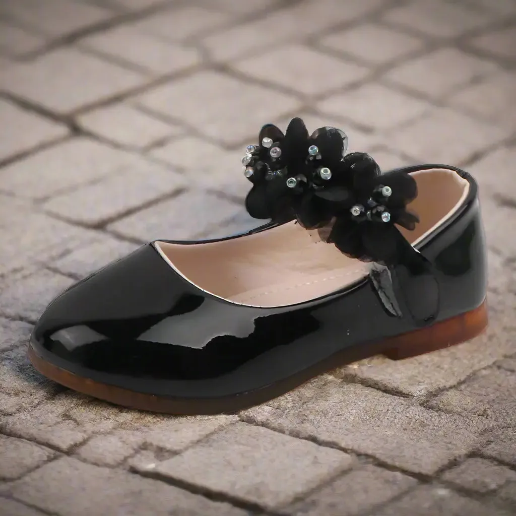 Girls' Trendy Patent Leather Shoes