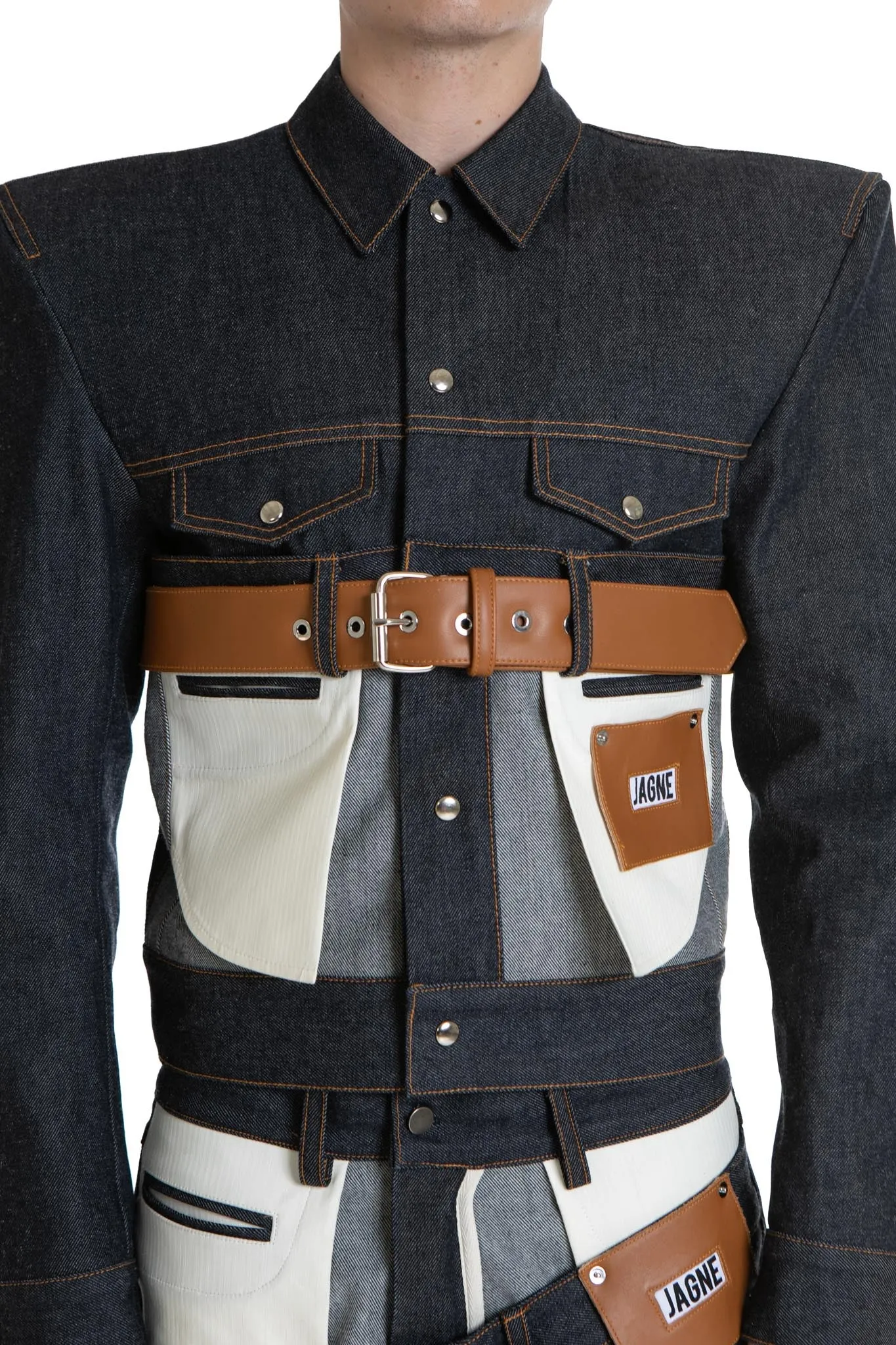 Grand Shoulder in Denim