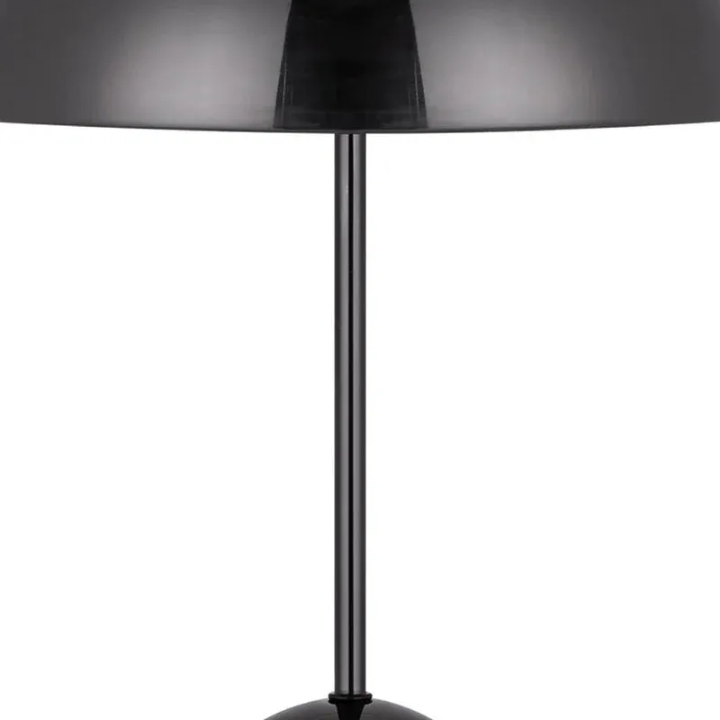 Gray Metal Table Lamp