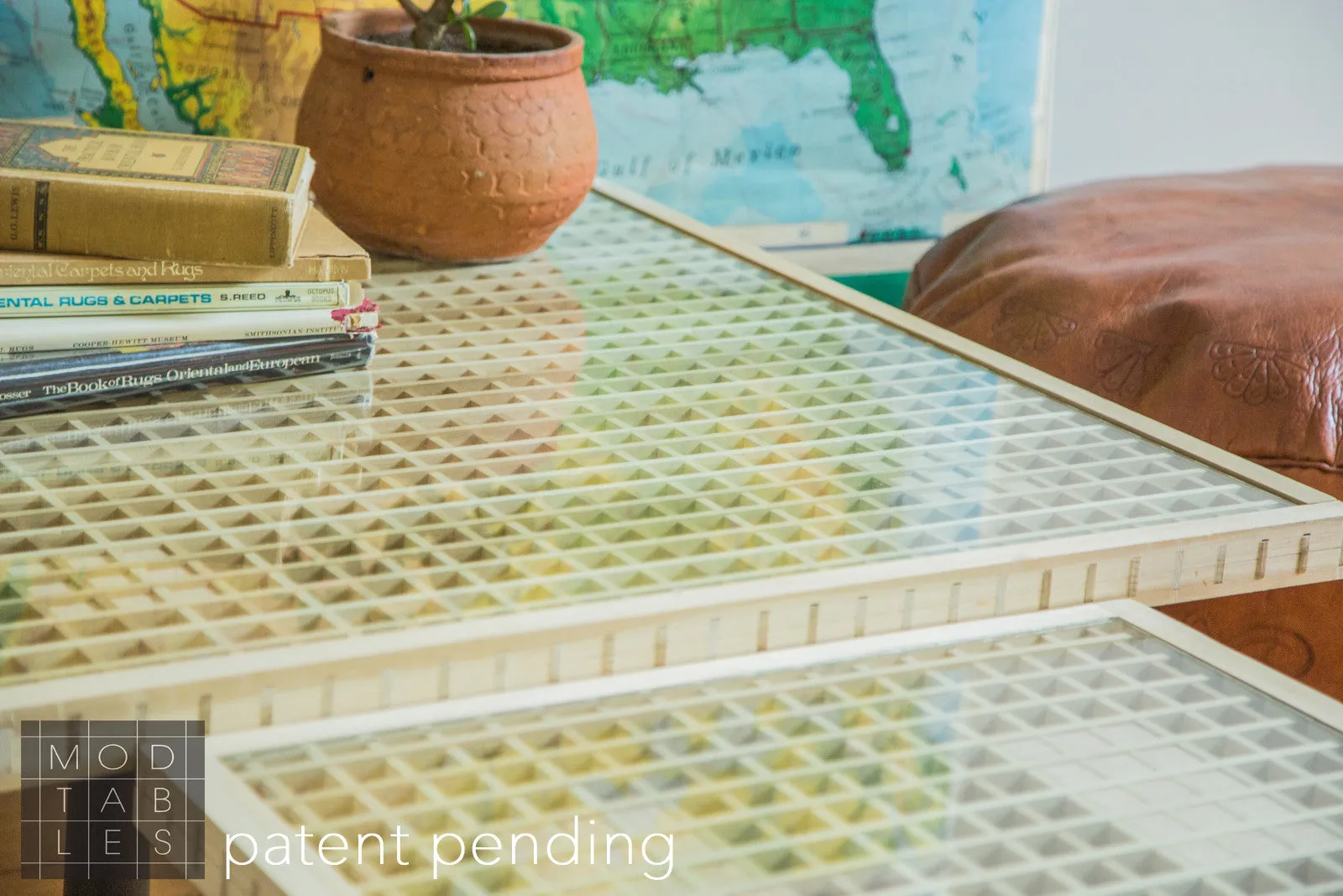 Handmade to Order Wooden Mod Square Table Limited Edition