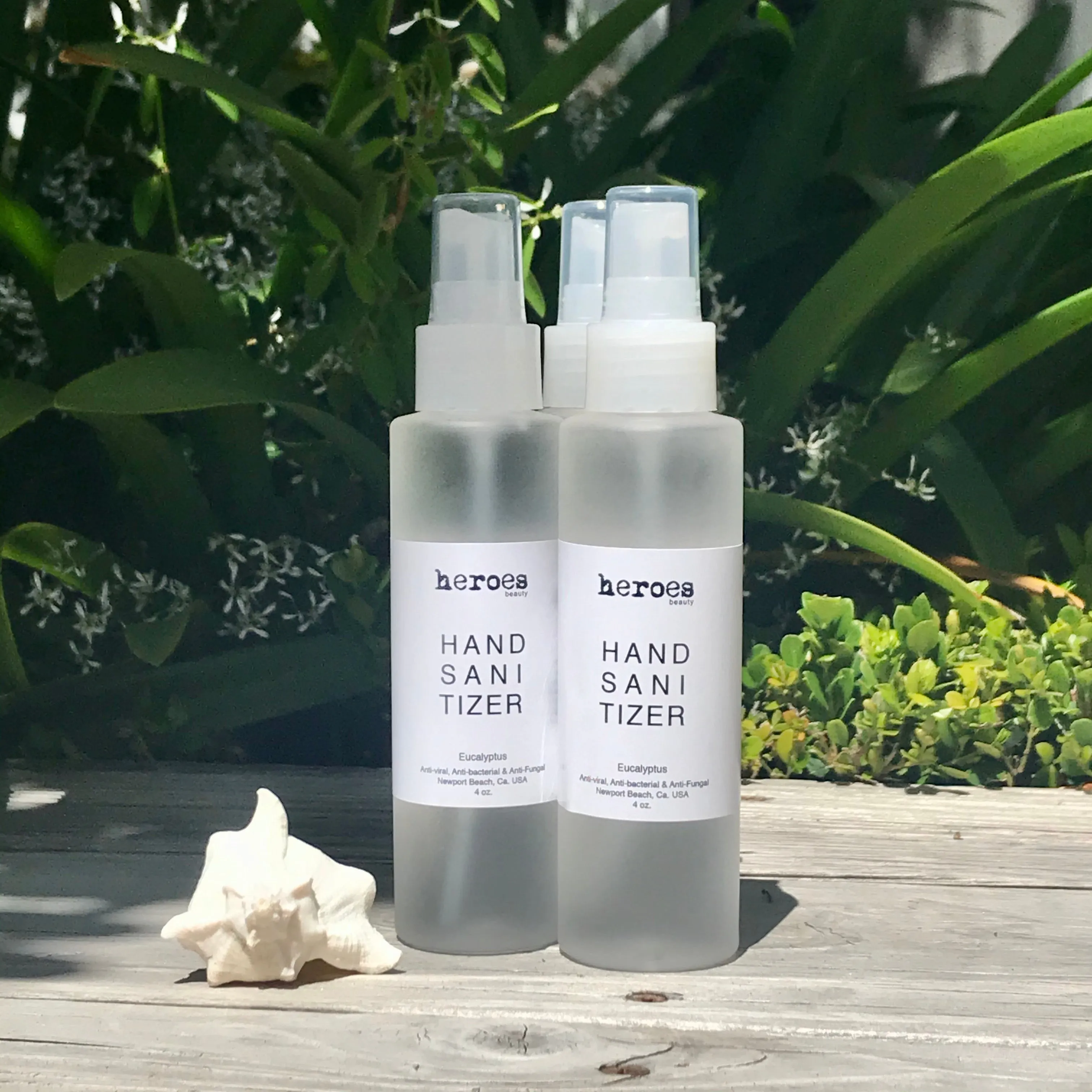 HB Hand Sanitizer-Eucalyptus 4 oz