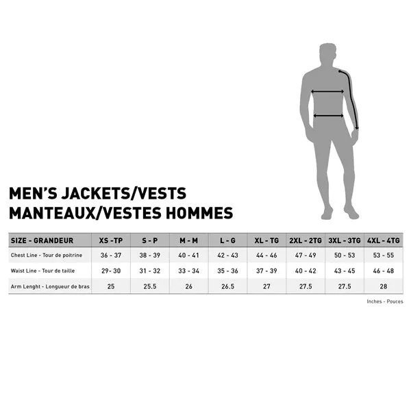 HEATED UNDERWEAR PRIMER TOP MEN BLACK
