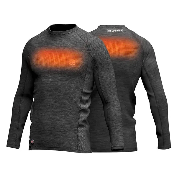 HEATED UNDERWEAR PRIMER TOP MEN BLACK