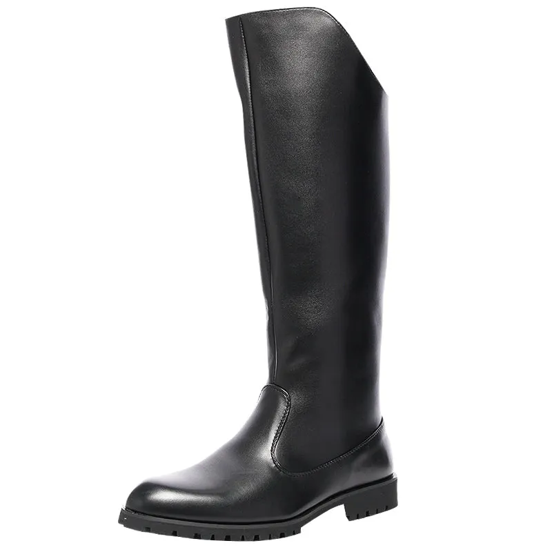 High Leather Boots