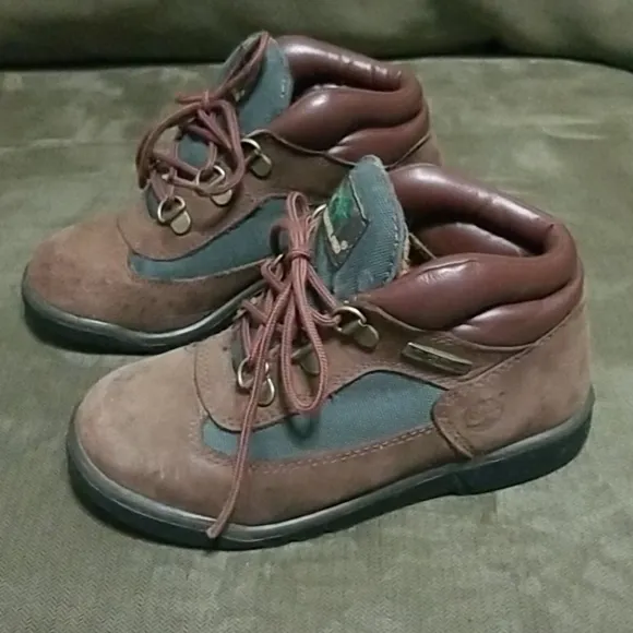 Hp🎯🎊🎉Timberland boy's beef and broccoli field boots