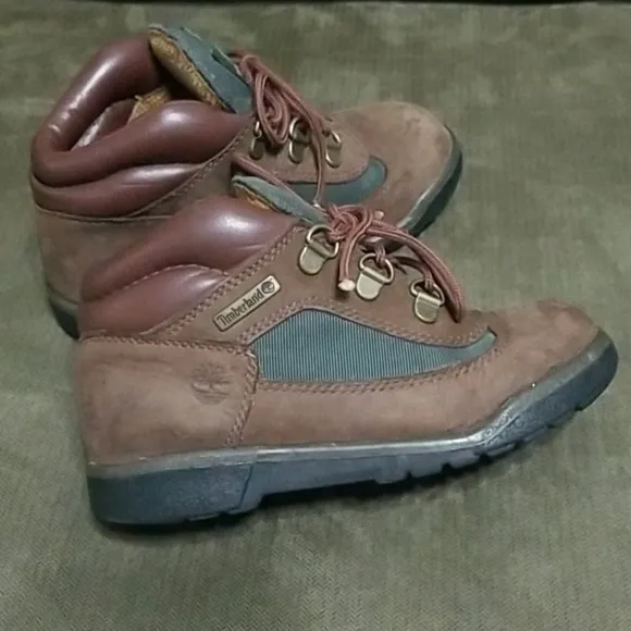 Hp🎯🎊🎉Timberland boy's beef and broccoli field boots