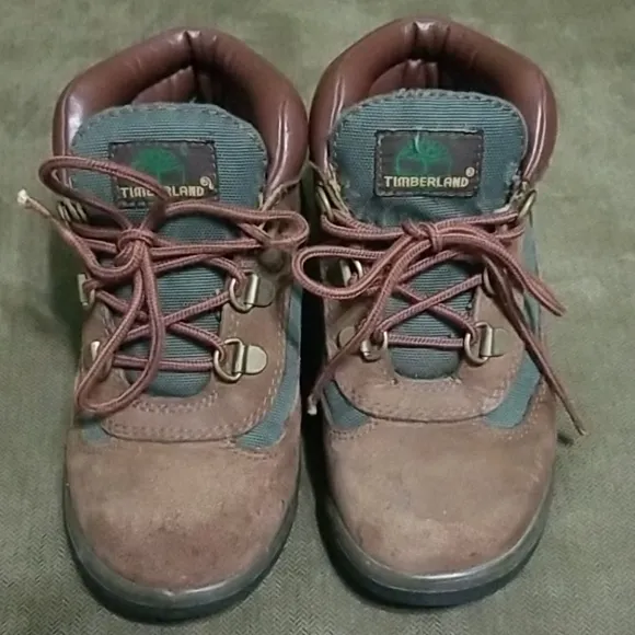Hp🎯🎊🎉Timberland boy's beef and broccoli field boots