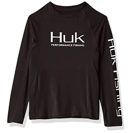 HUK Kids Pursuit Long Sleeve Sun Protecting Fishing Shirt