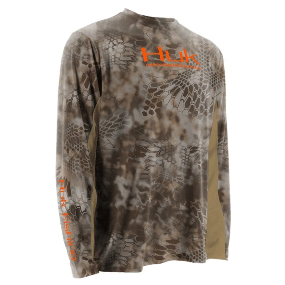 Huk Men's Kryptek Solid Long Sleeve Icon