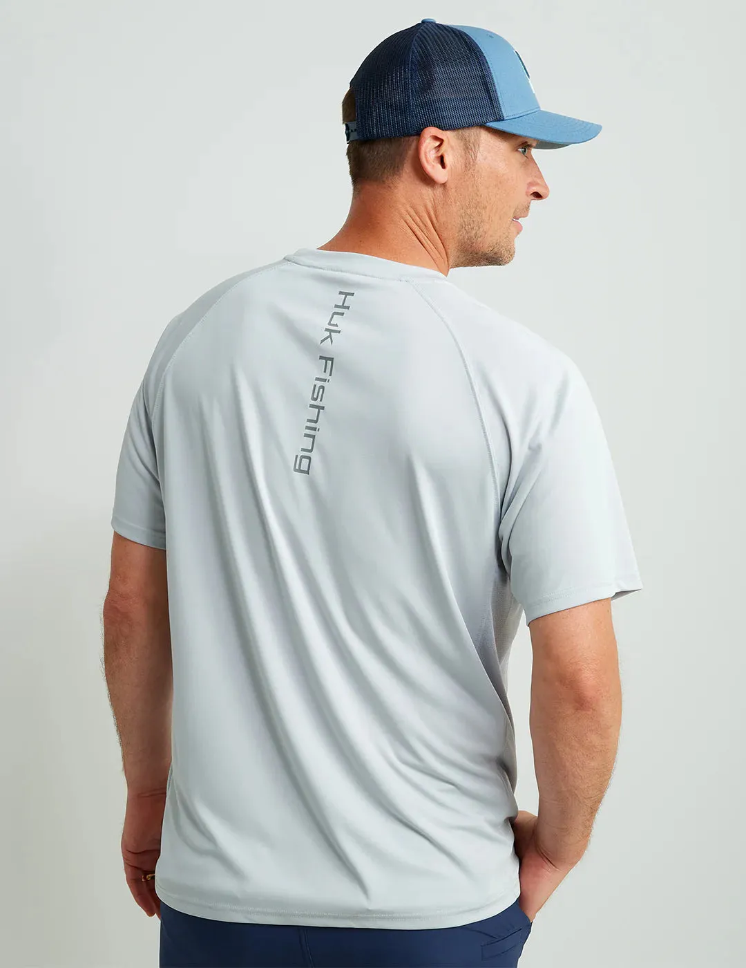 HUK Men's Pursuit Short Sleeve Performance Crew