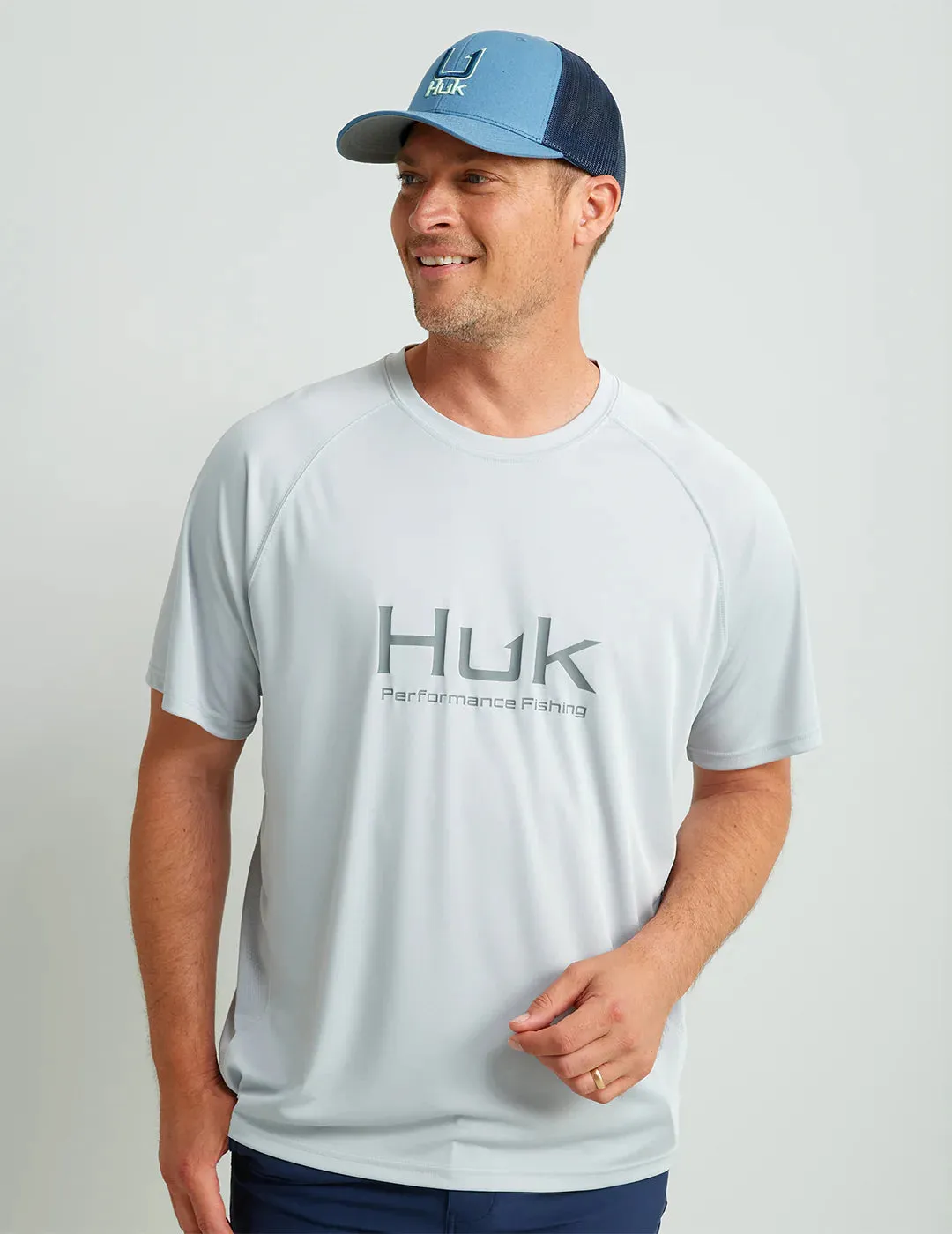 HUK Men's Pursuit Short Sleeve Performance Crew