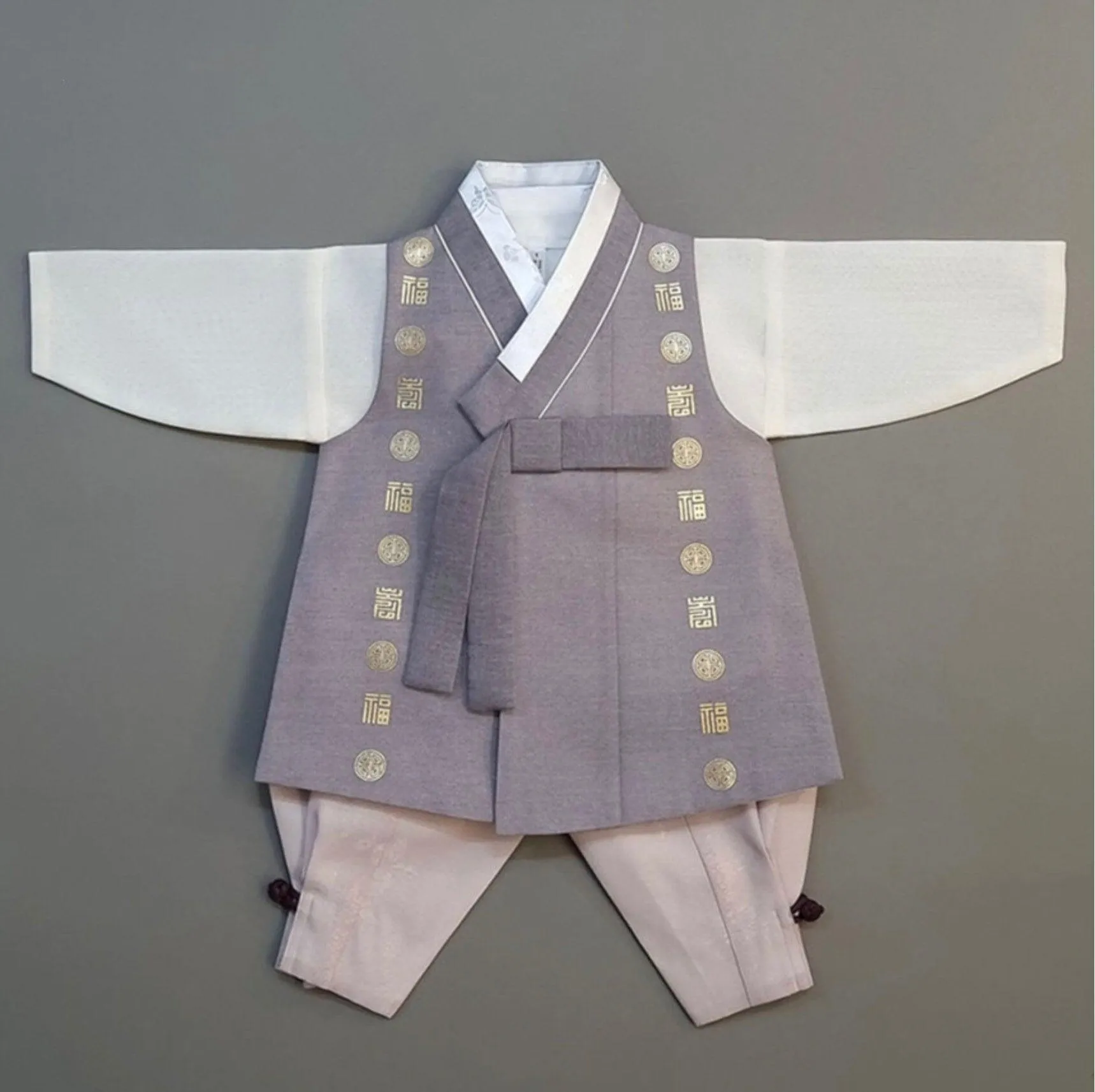 Hyunwoo Brown-gray Boy Hanbok (1-12YR)