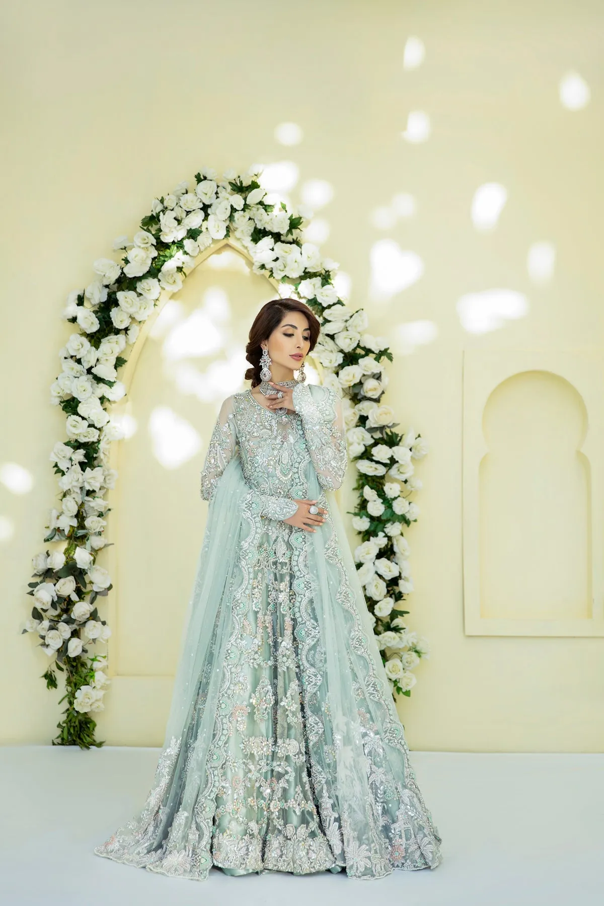 Irene | AJR Couture Bridals Collection 2022 | Embroidered and Embellished Bridal Suits