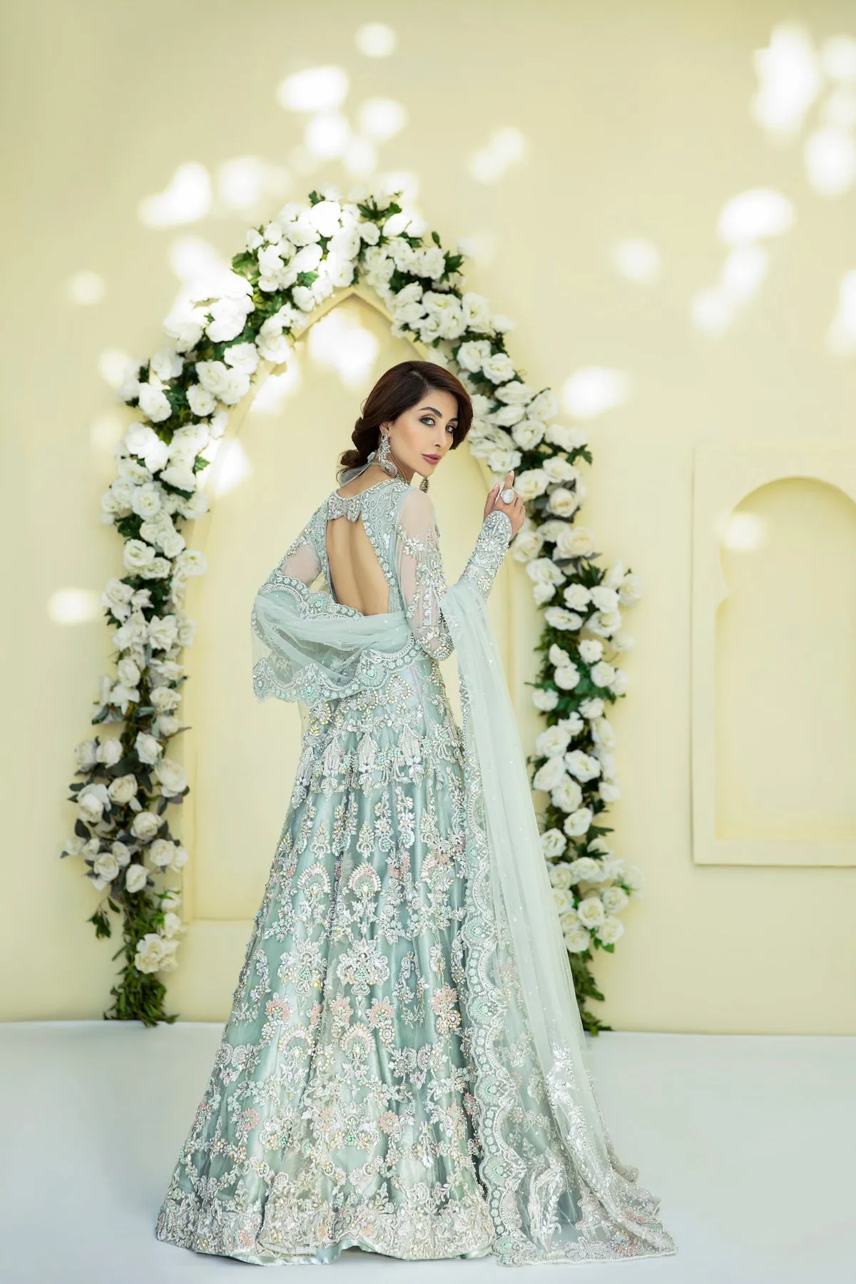Irene | AJR Couture Bridals Collection 2022 | Embroidered and Embellished Bridal Suits