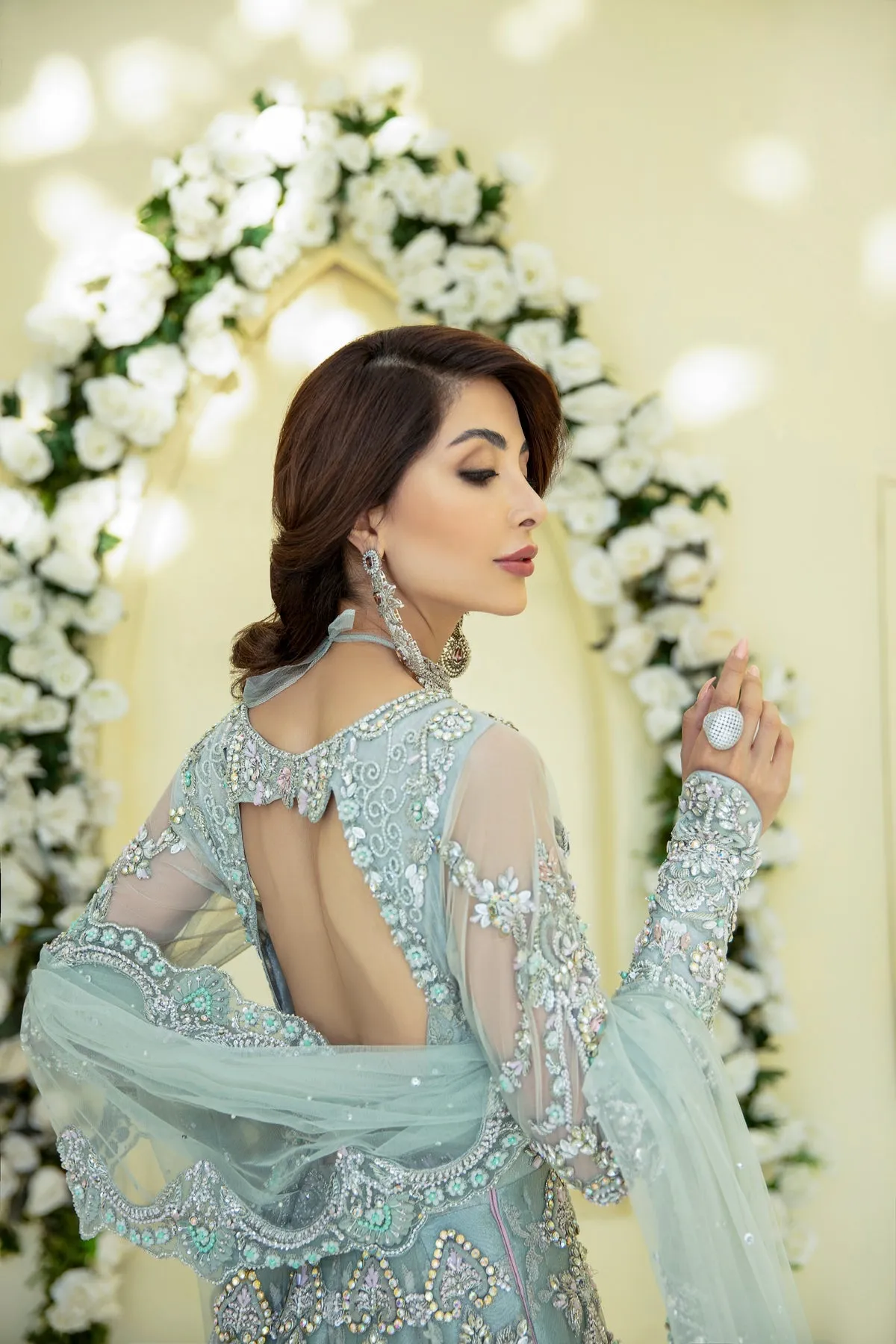 Irene | AJR Couture Bridals Collection 2022 | Embroidered and Embellished Bridal Suits