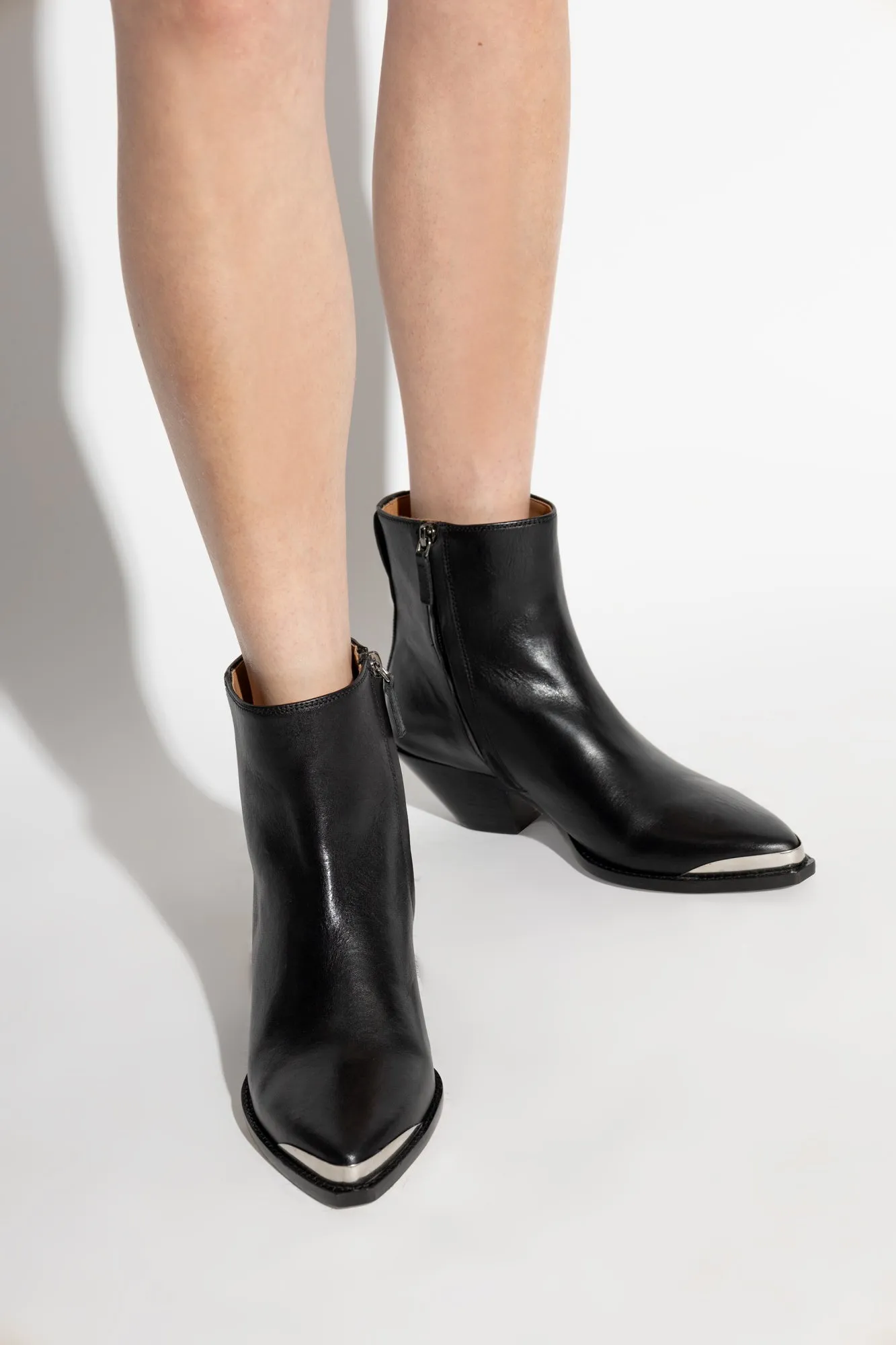 Isabel Marant Heeled ankle boots `Adnae` in BLACK - 41