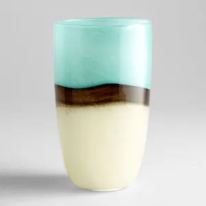 Large Turquoise Earth Vase